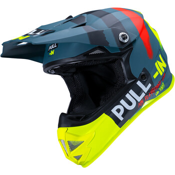 CASQUE MOTO QUAD ENFANT GARCON TAILLE 49/50 47/48 M-S Hytrack Neuf Bleu