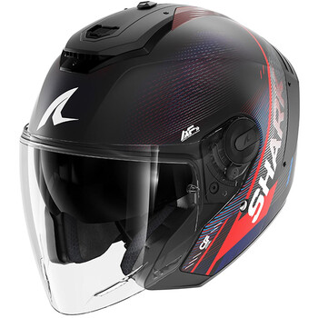 Casque RS Jet Carbon Speed-Tech Mat Shark