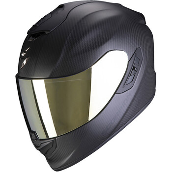 Casque moto intégral Scorpion Exo-Tech Evo Carbon Genus ECE 22-06 - noir  mat/rouge - XS - Cdiscount Auto