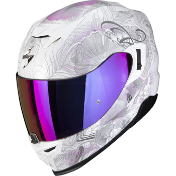 Casque moto femme Scorpion EXO-390 CHICA - Taille S - Comme neuf