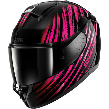 Casque Moto Intégral femme- S448 Noir et Rose en livraison gratuite