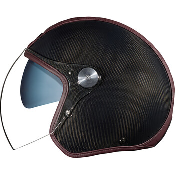 Casque SHOEI J.O. taille: M, 57-58cm 1000g AIM anneau double D noir mat  avec visière ECE 22.05