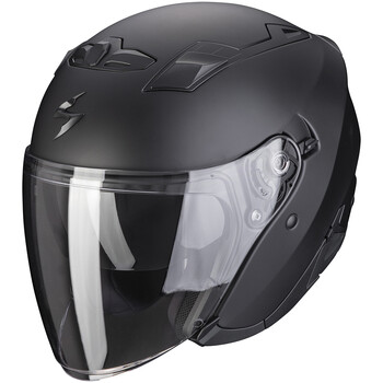 SOXON SR-400 Storm Blue - casque jet, casque scooter, casque moto femme,  homme avec