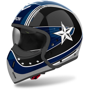 Casque Enfant Petite Fille Moto Airoh MR JET Voleurs Contre Te