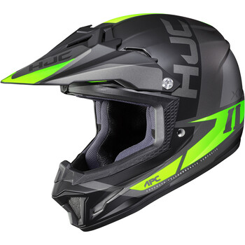 Casque moto cross enfant Shot PULSE KID AIRFIT NOIR/BLANC/JAUNE - IXTEM MOTO