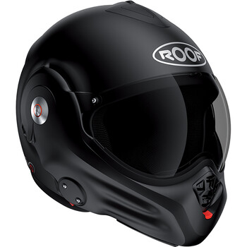 STRTG Casque Modulable Dot/ECE 22.05 Homologué Casque Moto Modulable Double  Visière/Modulable Mat Noir, pour Scooter Chopper A,XL-59-60cm