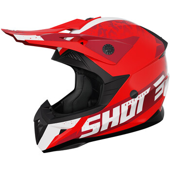 Yuricoo - Casque Cross Spiderman Rouge - Casque Offroad avec Lunettes  Offertes 