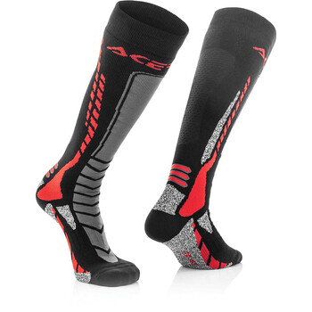 Chaussette Moto-VTT Acerbis MTB LIGHT Noir Rouge Vente en Ligne