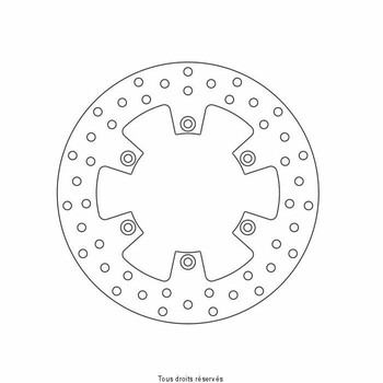 Disque de frein Kawasaki DIS1092 Sifam