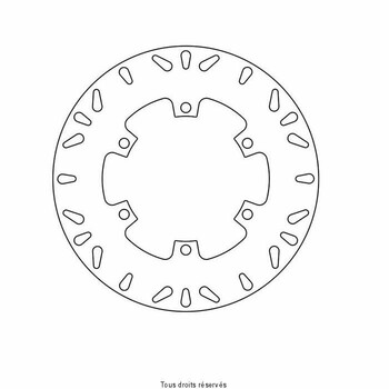 Disque de frein Kawasaki DIS1093 Sifam