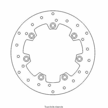 Disque de frein Kawasaki DIS1096 Sifam