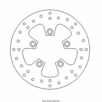 Disque de frein Piaggio DIS1244 Sifam