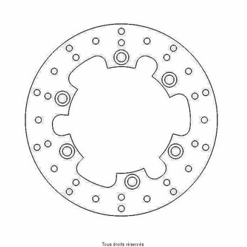 Disque de frein Yamaha DIS1207 Sifam