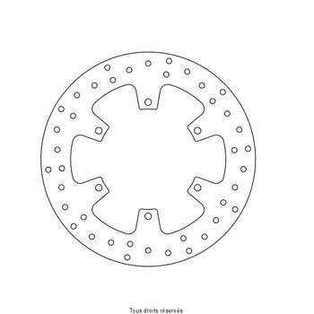 Disque de frein Yamaha DIS1228W Sifam