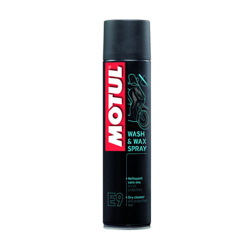 Nettoyant à sec E9 Wash & Wax Spray 400 ml Motul