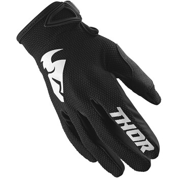 Gants cross enfant de la marque THOR, dispo en gris et en taille Y2XS