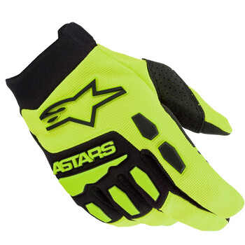 Gants Moto Cross Enduro Alpinestars FULL BORE Jaune Fluo Noir Vente en  Ligne 