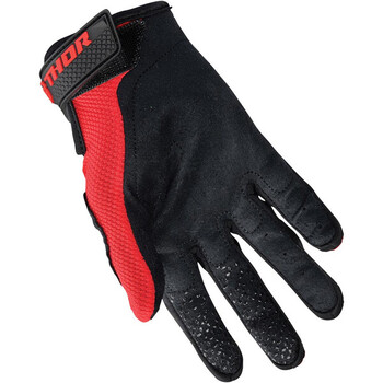 Gants enfant ROUGE THOR Sector taille YS pour quad et moto cross