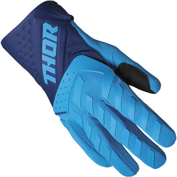 Gants moto cross THOR, Sector, taille enfant YXS et de couleur grise