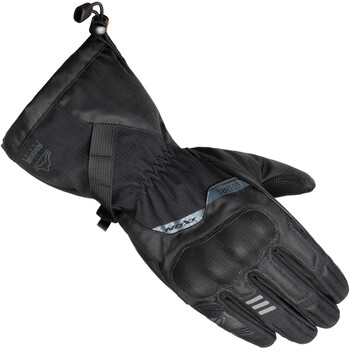 Gants cuir femme Helstons Grafic Skull Hiver noir - Équipement