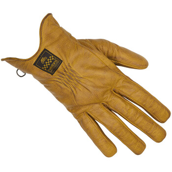 Tout neuf Hommes V/éritable Cuir De Vache Gantelets Gantelets Moto Moto Gants Small