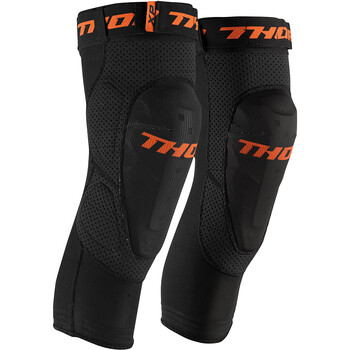 Protections genoux RACE GENOUILLERES RACE D3O SHOT noir/orange - ,  Protections cross