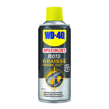 Graisse chaîne conditions humides 400 ml WD-40