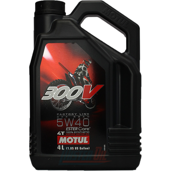 Huile 4T 300V Factory Line Off Road 5W40 Motul