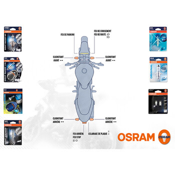 Bombilla H7 12V 55W Osram Night Racer +110%