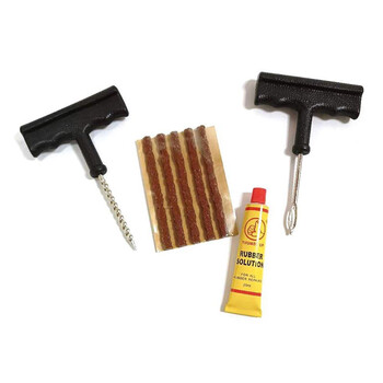 Kit Réparation Tubeless Barbieri - 5 Patins, 2 Outils, Colle, Pour Pneus VTT Sans Chambre