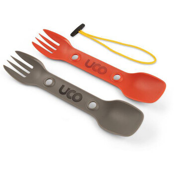 Lot de 2 couverts 3 en 1 Spork - Recyclés Uco