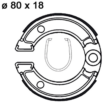 Machoires de frein LMS800 AP Racing