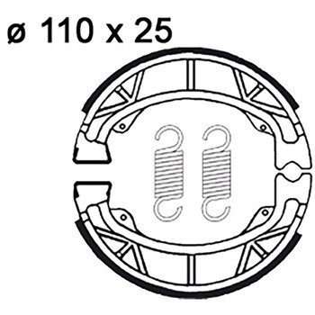 Machoires de frein LMS802 AP Racing