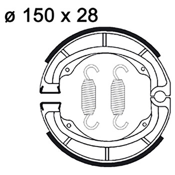 Machoires de frein LMS806 AP Racing