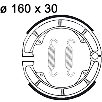 Machoires de frein LMS808 AP Racing