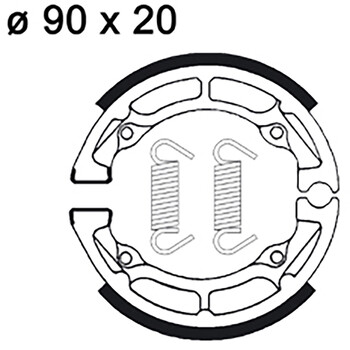 Machoires de frein LMS810 AP Racing