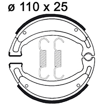 Machoires de frein LMS818 AP Racing