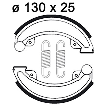 Machoires de frein LMS820 AP Racing