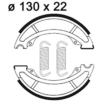 Machoires de frein LMS826 AP Racing