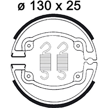 Machoires de frein LMS831 AP Racing