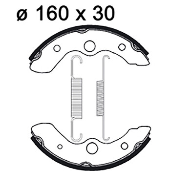 Machoires de frein LMS834 AP Racing