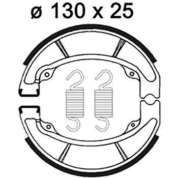 Machoires de frein LMS837 AP Racing