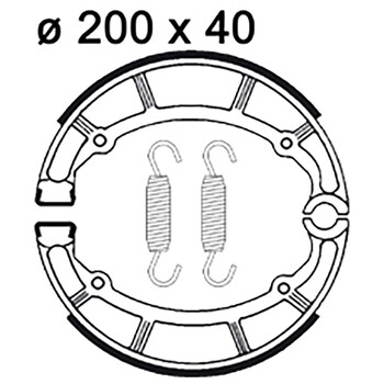 Machoires de frein LMS853 AP Racing