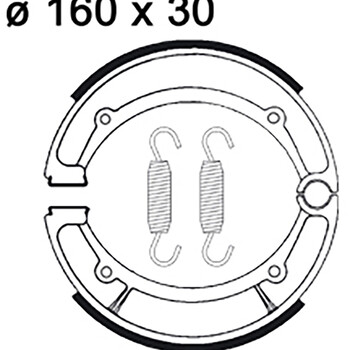 Machoires de frein LMS854 AP Racing