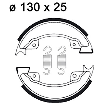 Machoires de frein LMS862 AP Racing