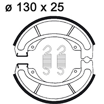 Machoires de frein LMS864 AP Racing