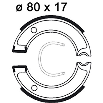 Machoires de frein LMS885 AP Racing