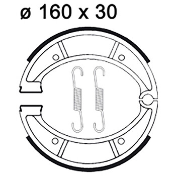 Machoires de frein LMS890 AP Racing