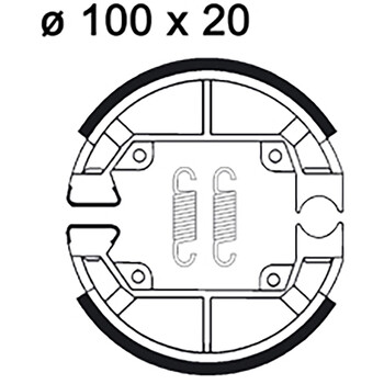 Machoires de frein LMS910 AP Racing