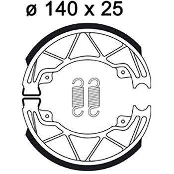 Machoires de frein LMS928 AP Racing